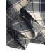 Women Plaid A  Line Vintage High Waist Skirts With Pocket